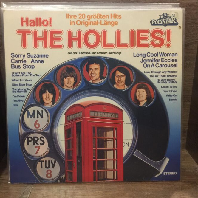 The Hollies ‎– Hallo! The Hollies! Vinyl, LP, Compilation, Stereo Plak