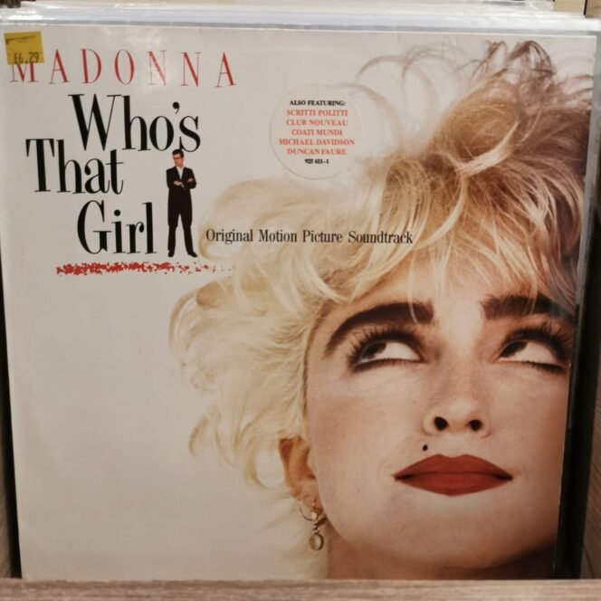MADONNA WHO'S THAT GIRL SOUNDTRACK LP Vinyl, Plak