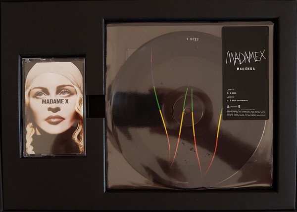MADONNA - MADAME X - Box Set, Deluxe Edition, Limited Edition 2 × CD, Album Cassette, Album Vinyl, 7", Picture Disc