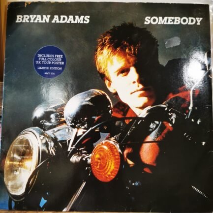 BRYAN ADAMS - SOMEBODY- Vinyl, 12", 45 RPM, MAXI Single - PLAK