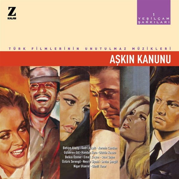 TÜRK FILMLERININ UNUTULMAZ MÜZIKLERI - 1 - AŞKIN KANUNU - Vinyl, LP, Compilation - PLAK