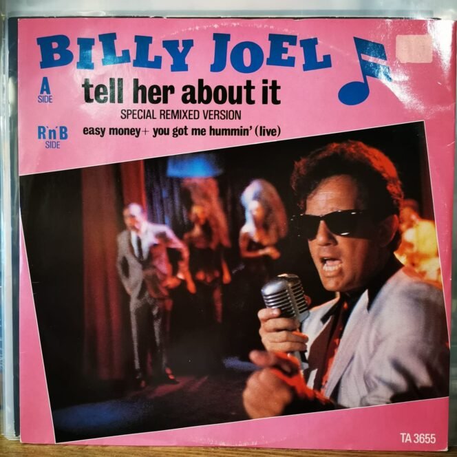 BILLY JOEL - TELL HER ABOUT IT (SPECIAL REMIXED VERSION) 12", 45 RPM, MAXI Single - PLAK