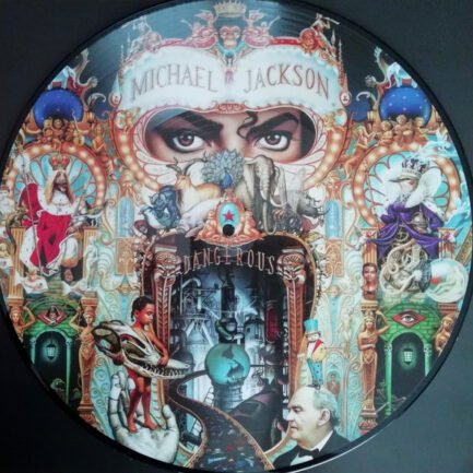 MICHAEL JACKSON - DANGEROUS - 2 × Vinyl, LP, Album, Picture Disc, Reissue - PLAK