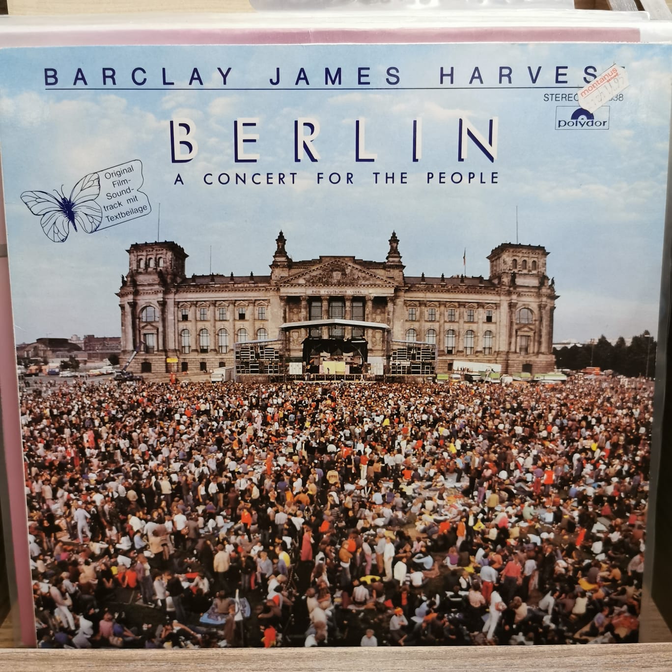 BARCLAY JAMES HARVEST BERLIN A CONCERT FOR THE PEOPLE Vinyl, LP