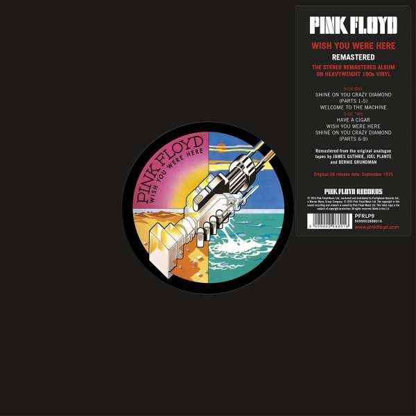 PINK FLOYD - WISH YOU WERE HERE- Vinyl, LP, Remastered - PLAK