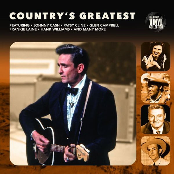 COUNTRY'S GREATEST - Johnny Cash-Kenny Rogers-Frankie Laine - Vinyl, LP, Compilation - PLAK