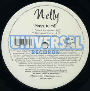 NELLY - PIMP JUICE - Vinyl, 12", Single - PLAK