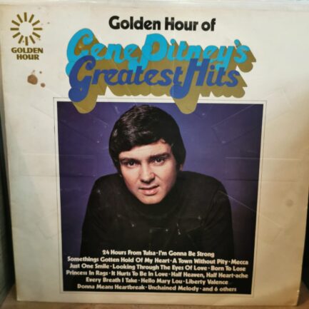 GENE PITNE-GOLDEN HOUR OF GENE PITNEY'S GREATEST HITS- Vinyl, LP, Compilation-PLAK