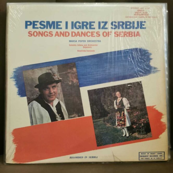 Maksa Popov Orchestra – Songs And Dances Of Serbia Vinyl, LP, Plak