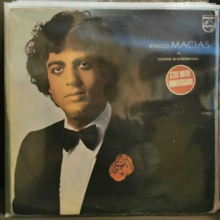 Enrico Macias ‎– Enrico Macias Ou La Poésie De La Méditerranée- Vinyl, LP, Album, Stereo-plak