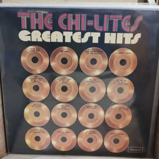 The Chi-Lites ‎– Greatest Hits-Vinyl, LP, Album-PLAK