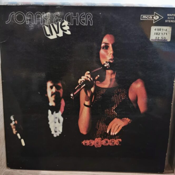 Sonny & Cher-Sonny & Cher Live- Vinyl, LP, Gatefold-1971-PLAK