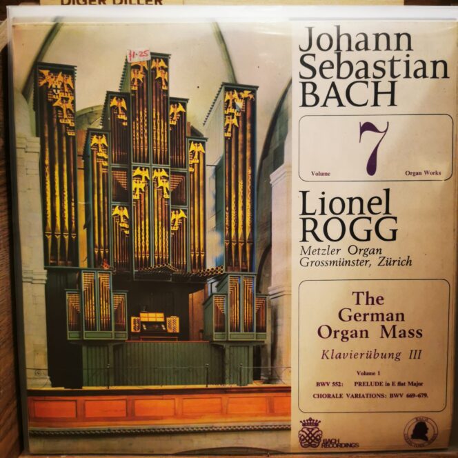 Johann Sebastian Bach, Lionel Rogg ‎– Volume 7 Organ Works Vinyl, LP-plak Vinyl, LP-plak