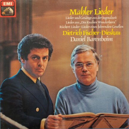 Gustav Mahler, Dietrich Fischer-Dieskau, Daniel Barenboim ‎– Mahler : Lieder 3×Vinyl, LP Plak