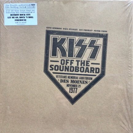 Kiss – Off The Soundboard Live in Des Moines November 29 1977- Vinyl, LP, Album Plak