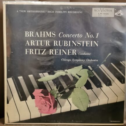 Brahms Concerto No. 1 In D Minor, Op. 15 Vinyl, LP, Album Plak