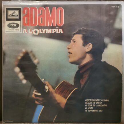Adamo-Adamo À L'Olympia Vinyl, LP, Album Plak