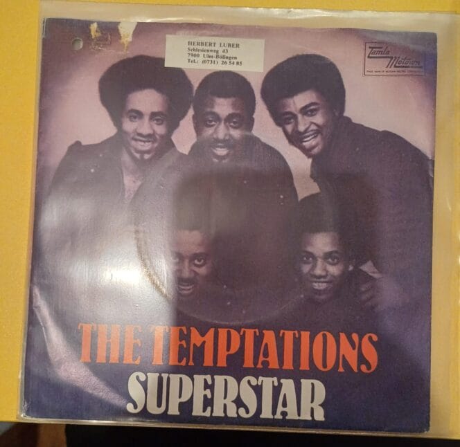 The Temptations - Superstar (45'lik, 2.El Plak)