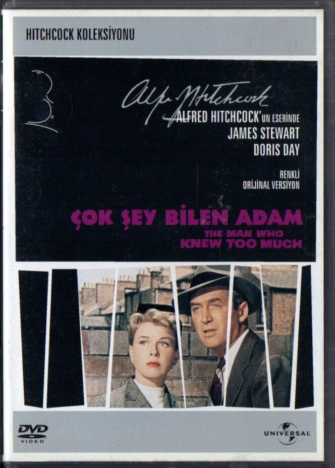 Çok Şey Bilen Adam - Alfred Hitchcock (DVD - Film, 2.El)